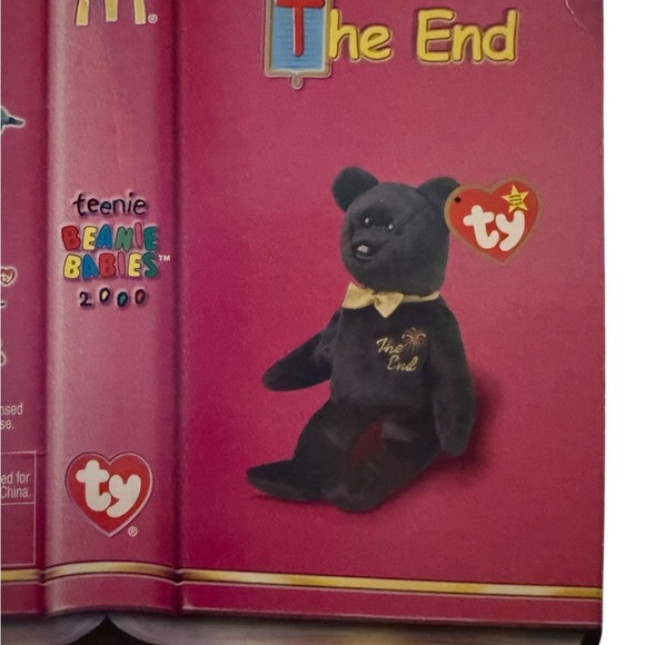 Ty Beanie Baby The End 1999 Y2k Millennium Teddy Bear. New In Box. - Picture 6 of 12